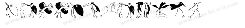 Little Birds字体转换